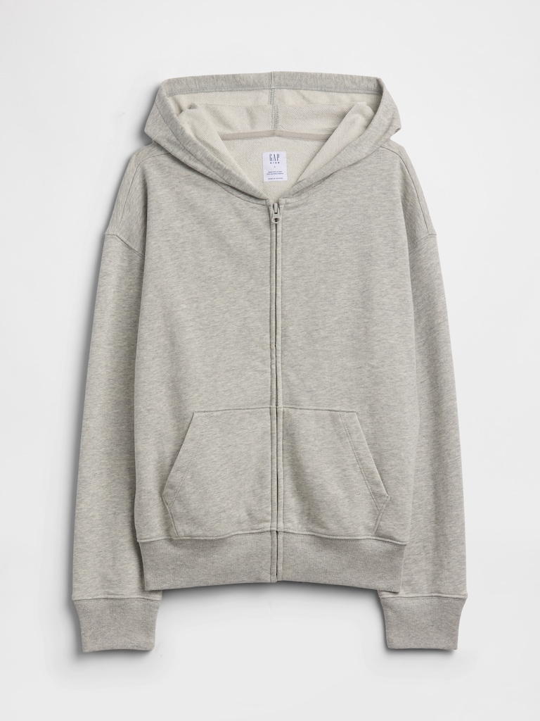 Kids Relaxed French Terry Zip Hoodie