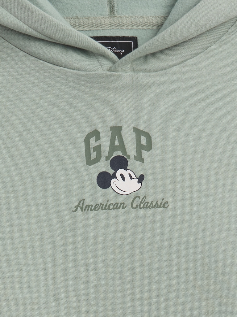 GapKids × Disney Mickey Mouse Relaxed Logo Hoodie
