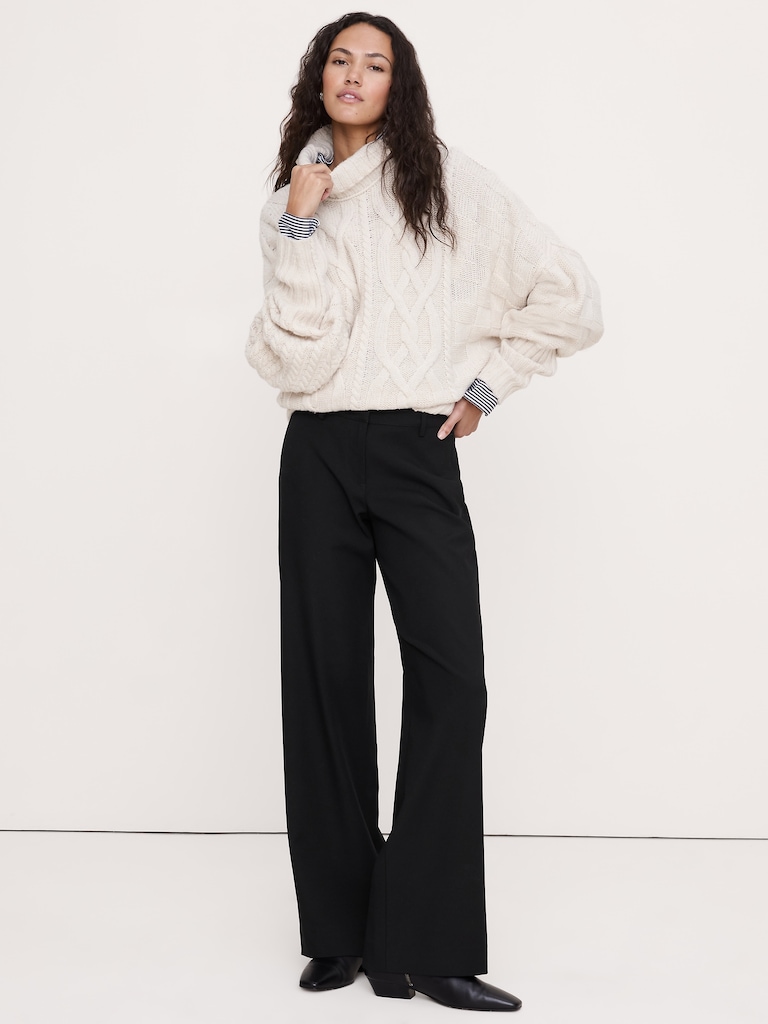 The Everyday Wide-Leg Pant in City Stretch