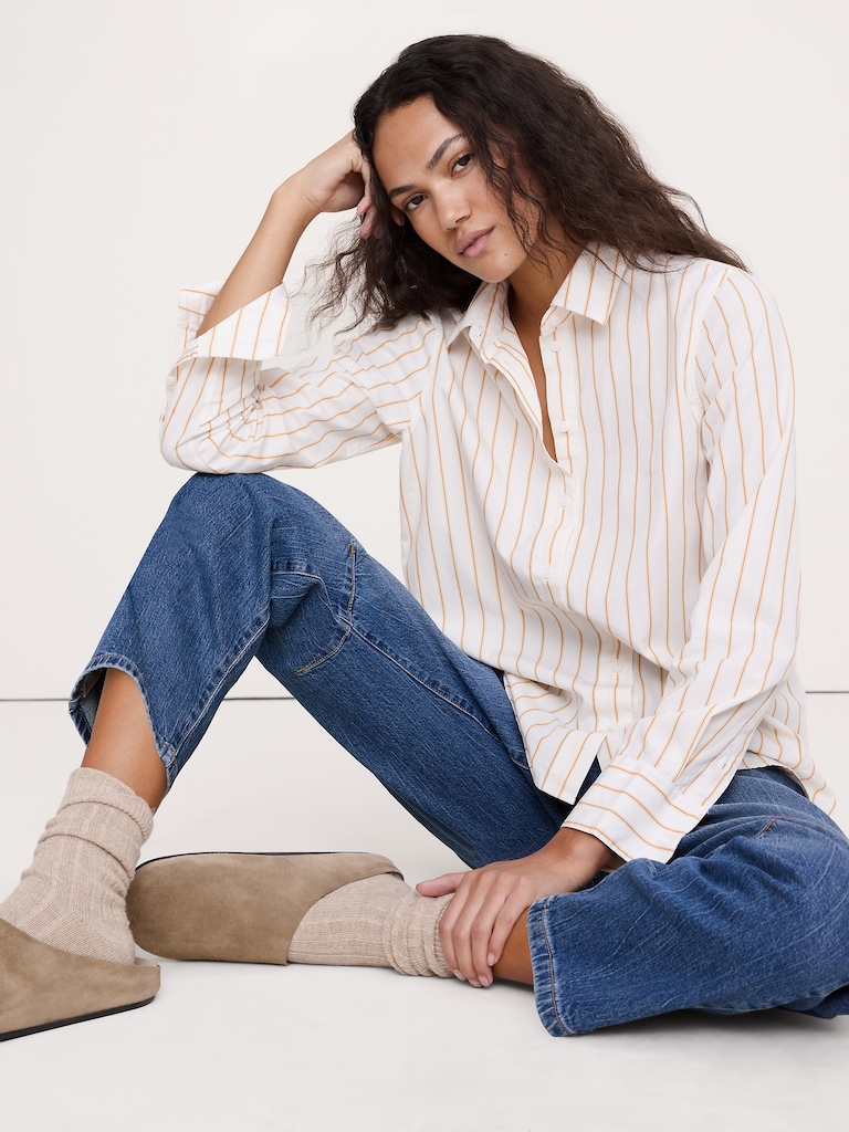 The Everyday Shirt in Cotton Poplin