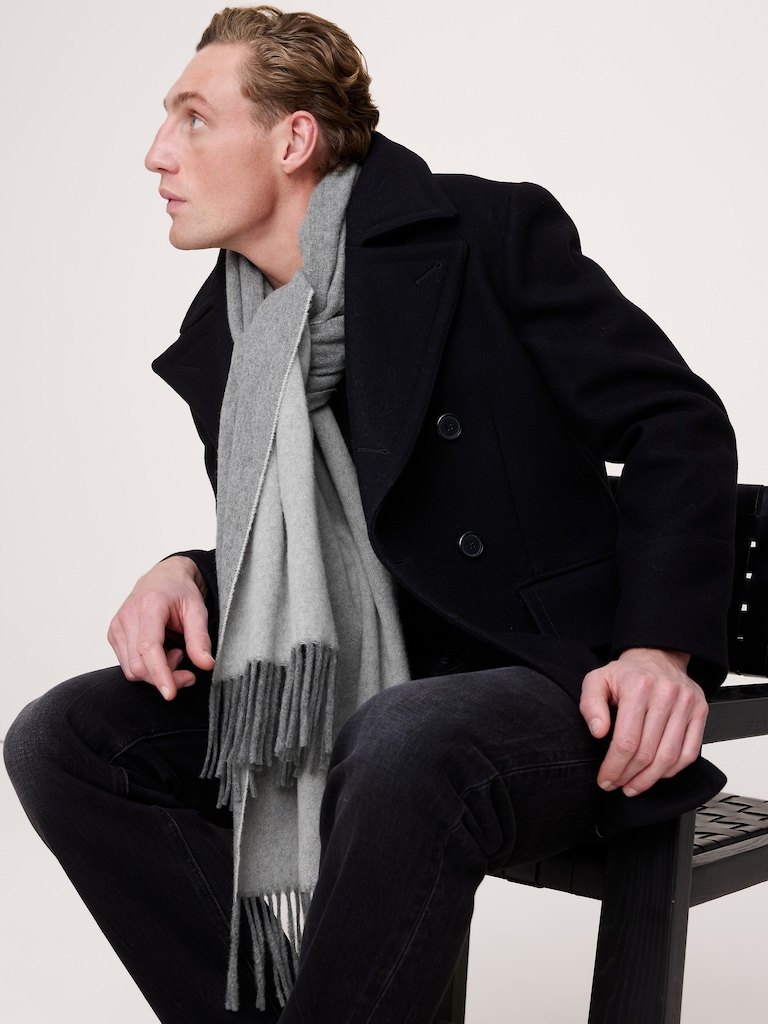 Italian Wool-Cashmere Scarf