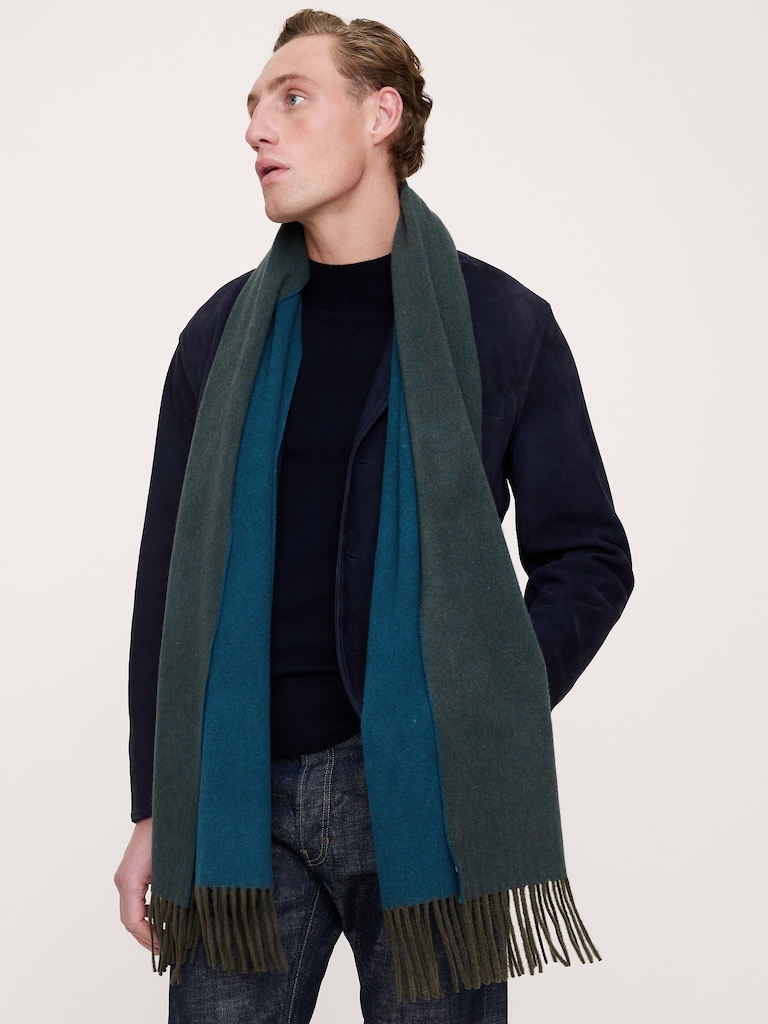 Italian Wool-Cashmere Scarf