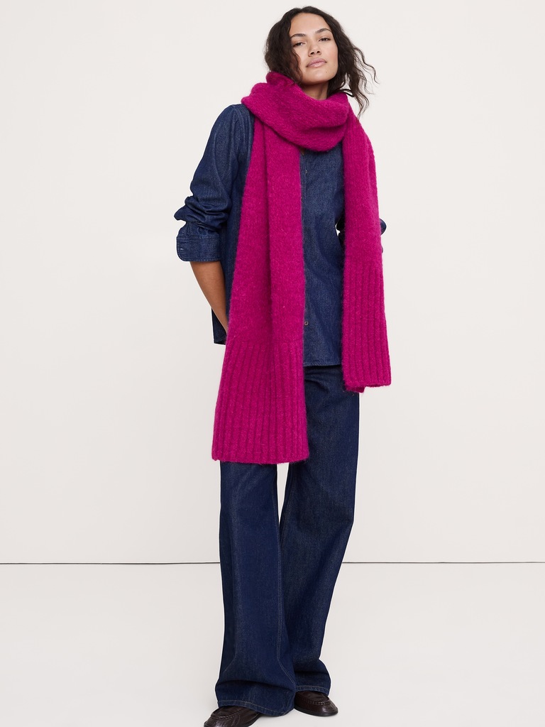 Italian Alpaca-Blend Scarf