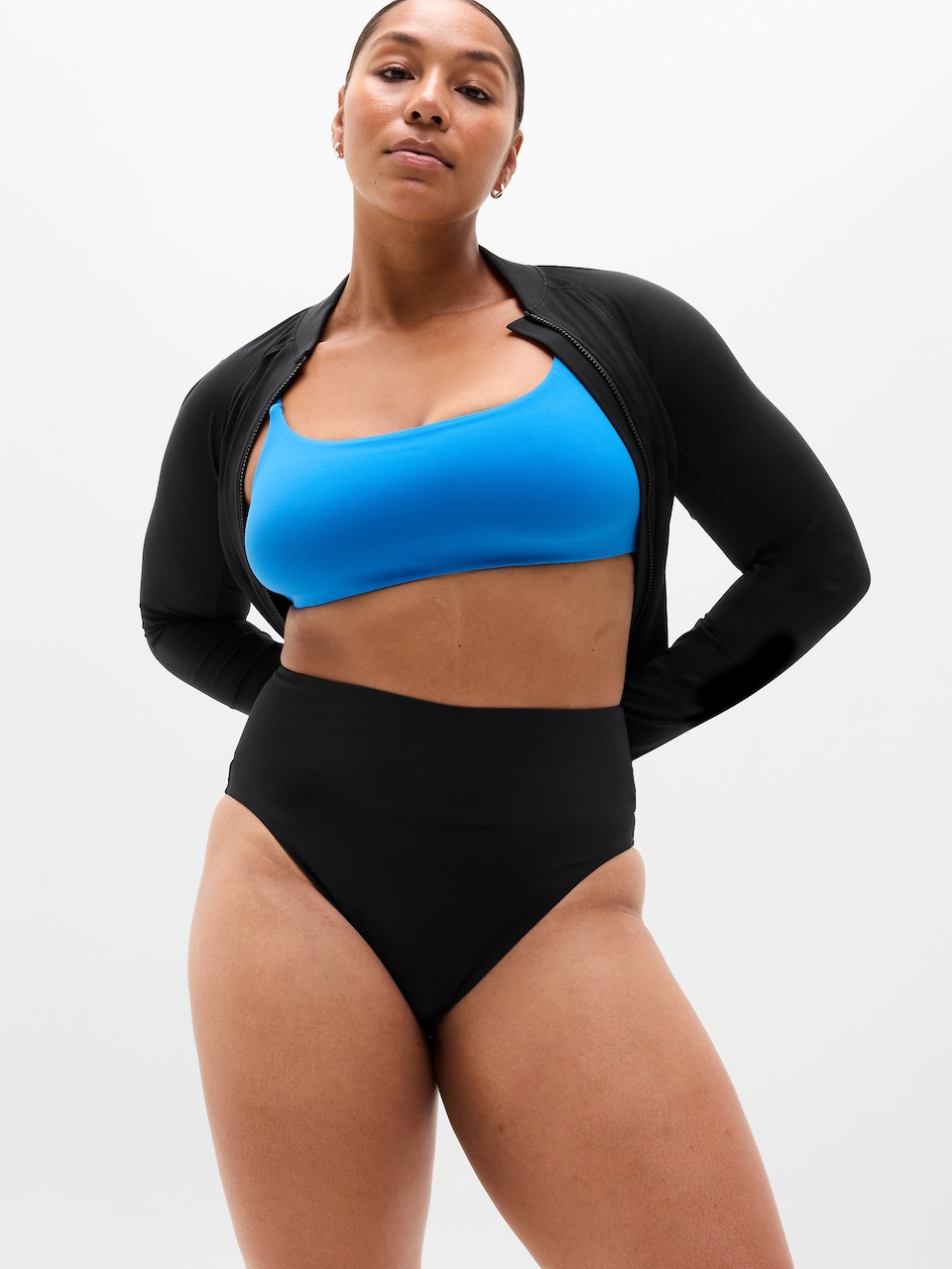 Ultra High Waist Cheeky Swim Bottom