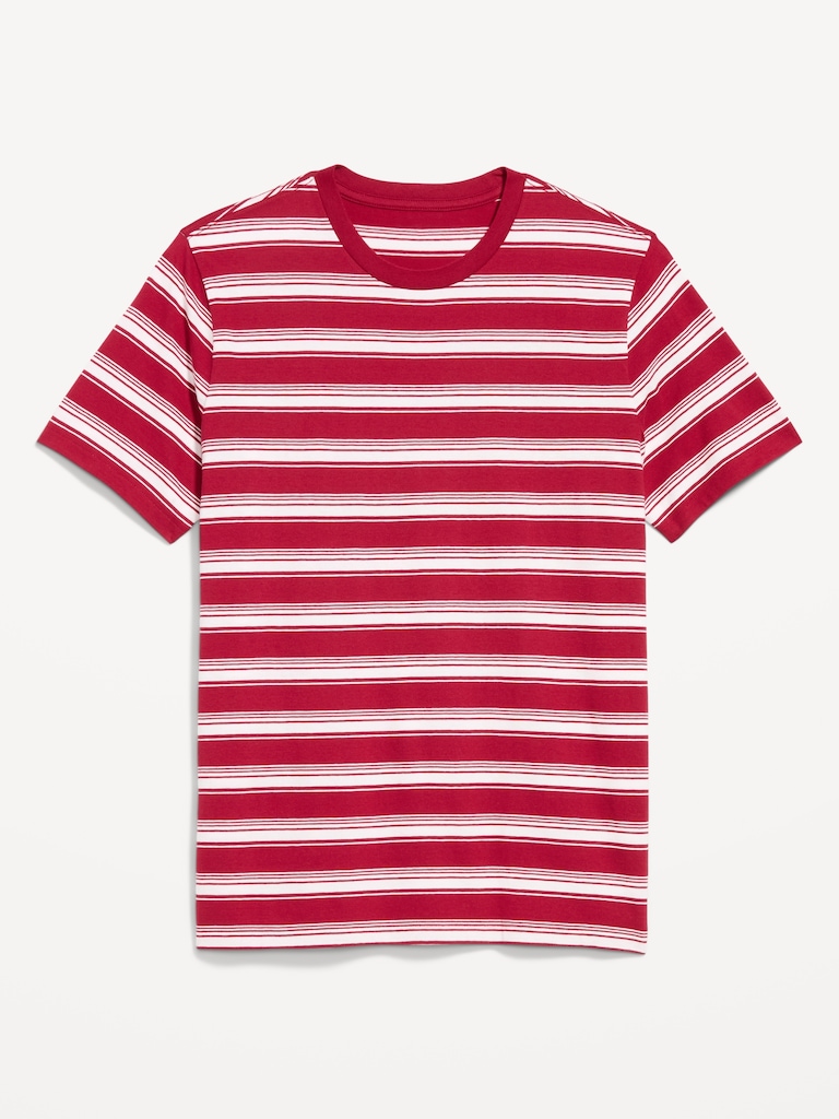 Crew-Neck Striped T-Shirt
