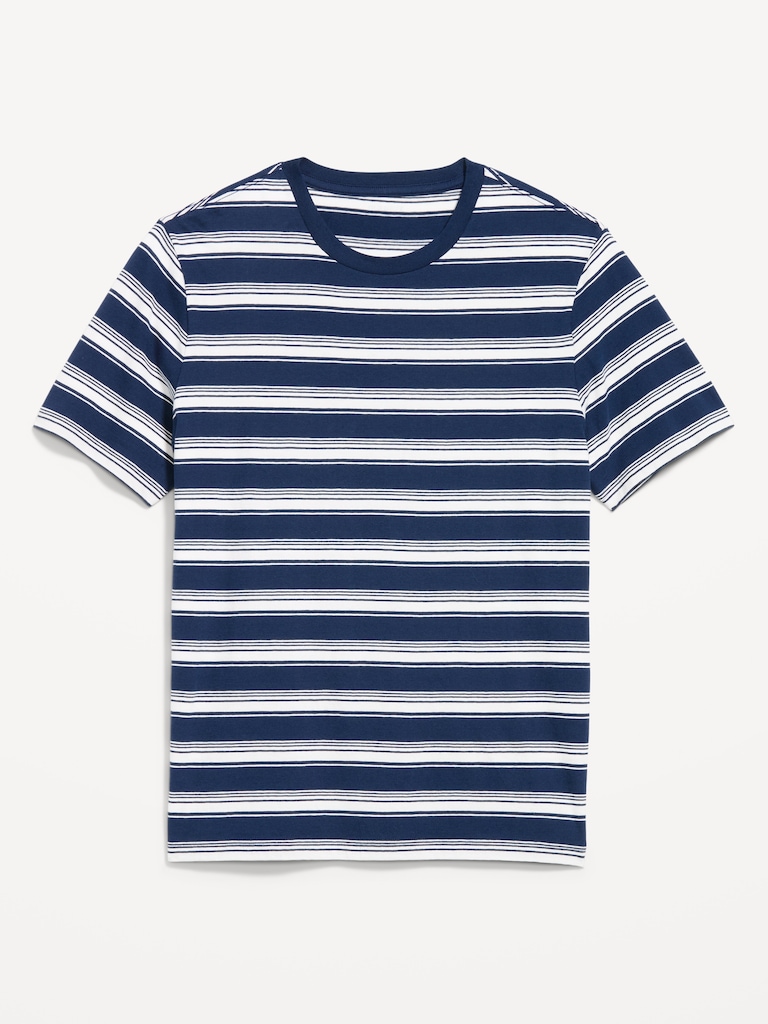 Crew-Neck Striped T-Shirt