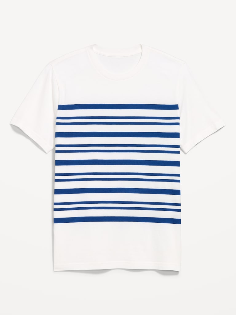Crew-Neck Striped T-Shirt