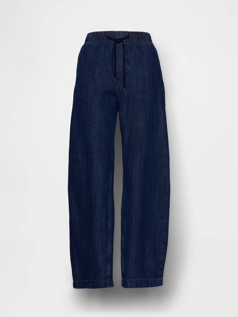 High Rise Easy Barrel Jeans