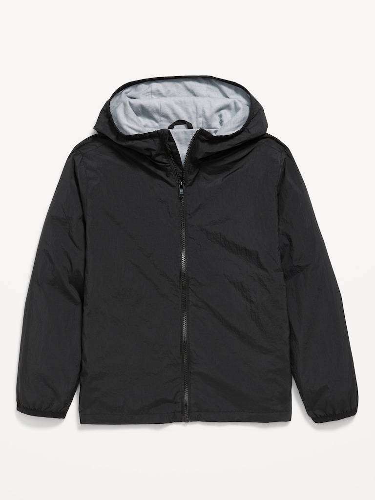 Water-Resistant Zip-Front Jacket for Boys