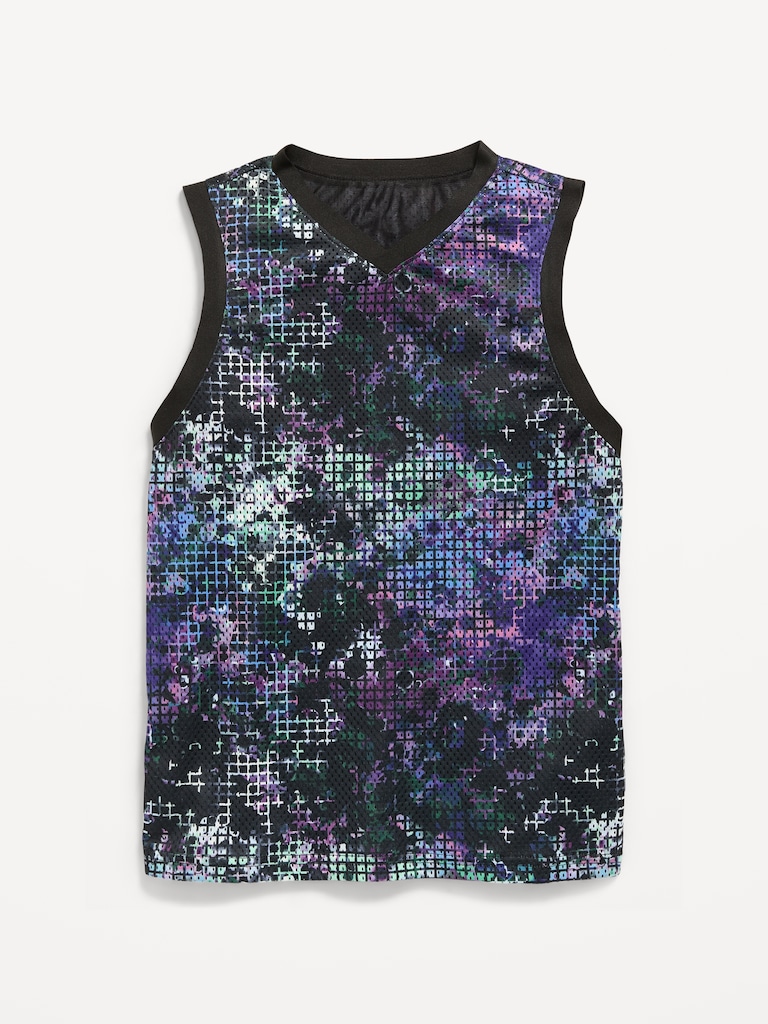 Mesh Basketball Tank Top for Boys