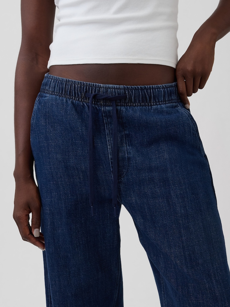 High Rise Easy Barrel Jeans