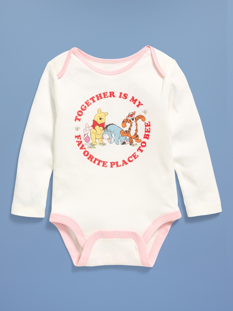 Old Navy x Disney Winnie the Pooh Long-Sleeve Bodysuit for Baby