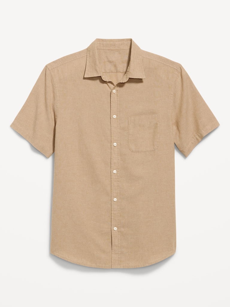 Classic Fit Everyday Linen-Blend Shirt