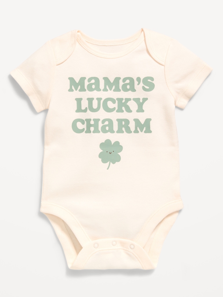 Short-Sleeve Graphic Bodysuit for Baby