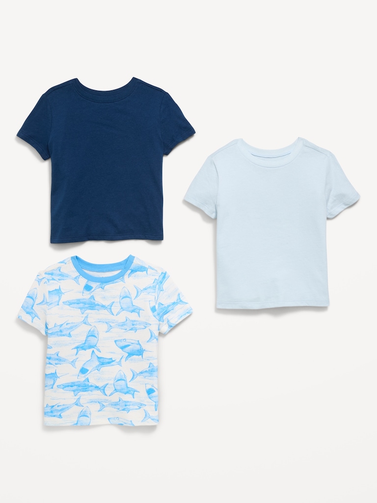 Short-Sleeve T-Shirt 3-Pack for Toddler Boys