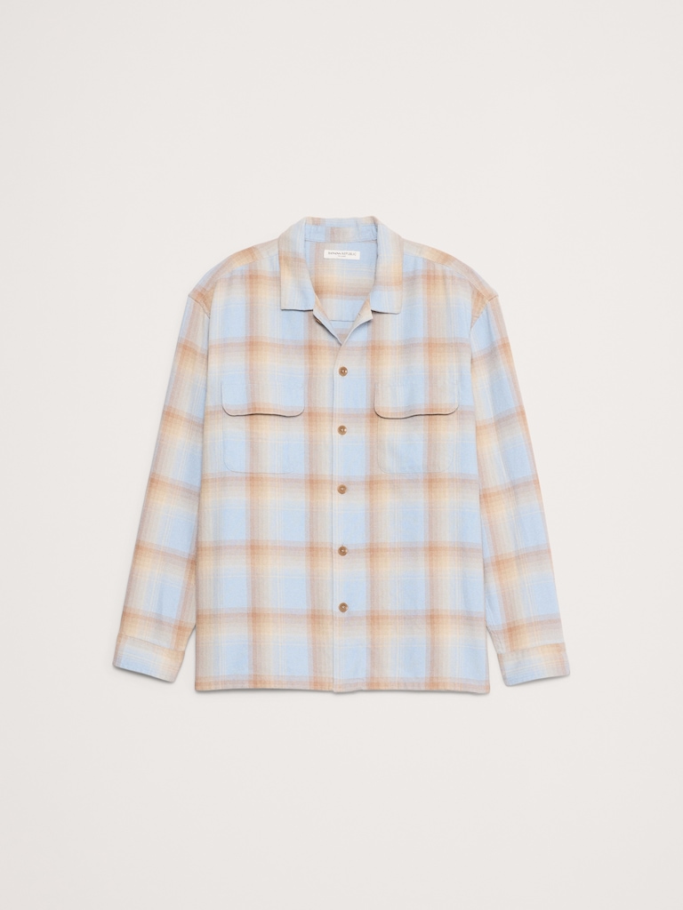 Relaxed-Fit Washed Cotton Resort Shirt
