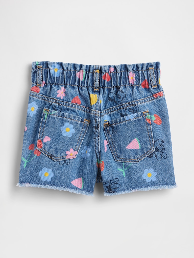 babyGap × Disney Paperbag Mom Jean Shorts