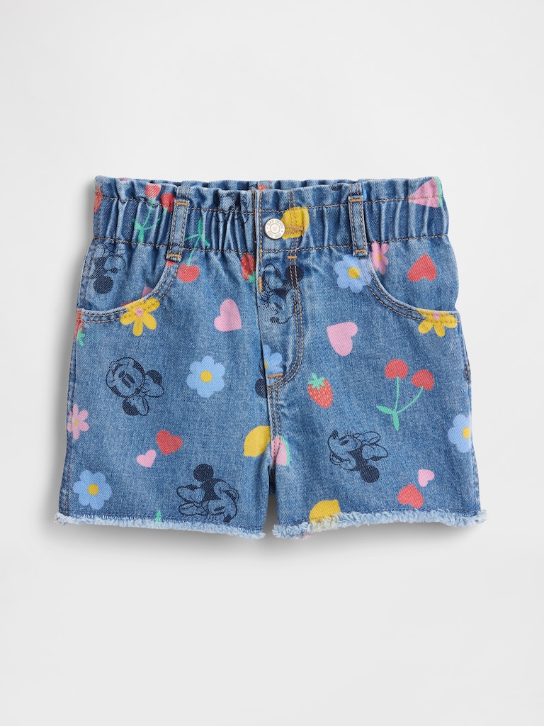 babyGap × Disney Paperbag Mom Jean Shorts