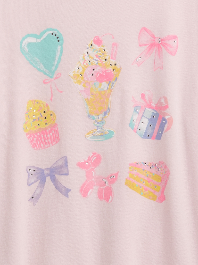 Kids Oversized Graphic T-Shirt