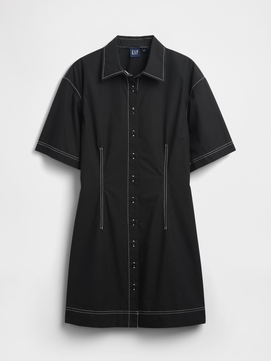 Poplin Mini Shirtdress