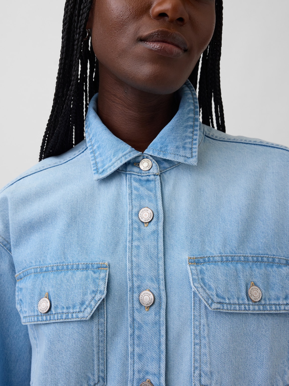 Denim Western Shirt Jacket