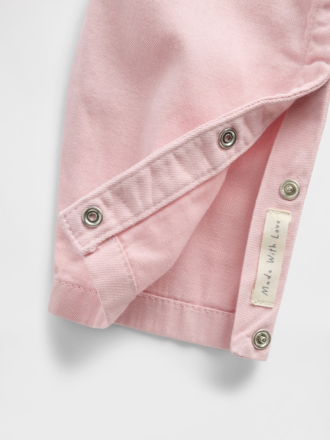 Baby Denim Heart Pocket One-Piece