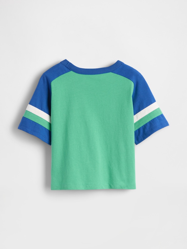 Baby & Toddler Raglan Football T-Shirt