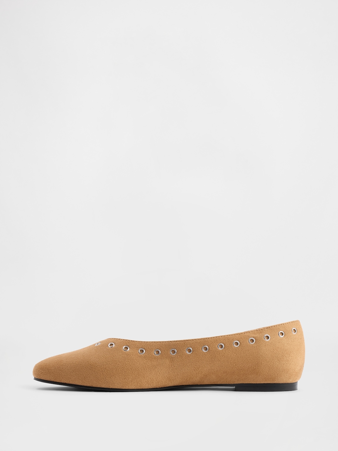 Vegan Suede Ballet Flats