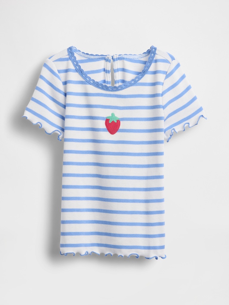 Baby & Toddler Embroidered Rib T-Shirt