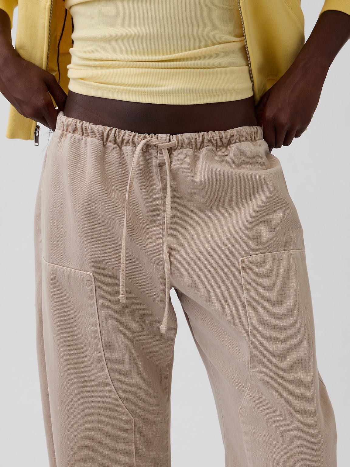Easy Double-Knee Barrel Pants