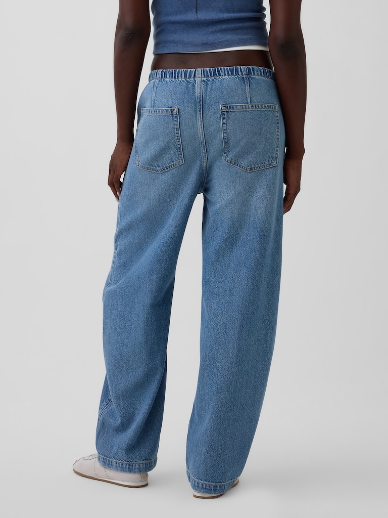 High Rise UltraSoft Easy Barrel Jeans