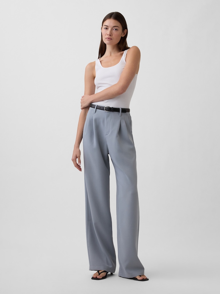 Easy Crepe Trousers
