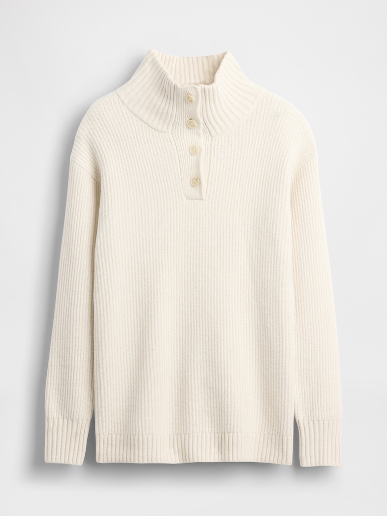 Maternity CashSoft Mockneck Sweater