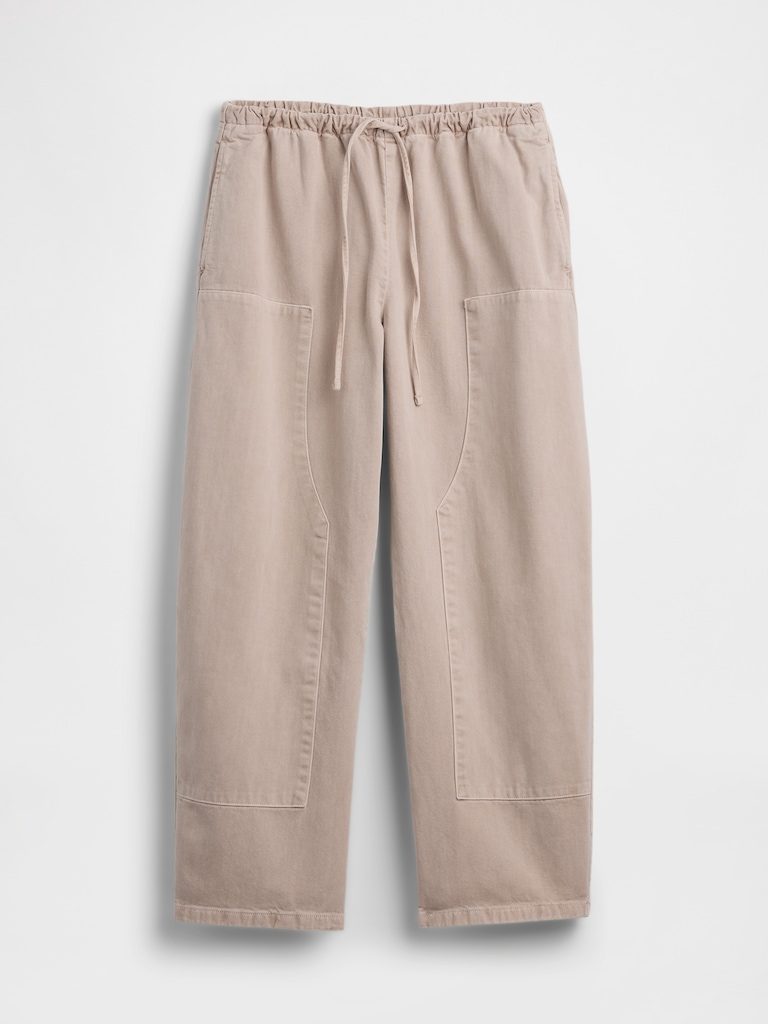 Easy Double-Knee Barrel Pants