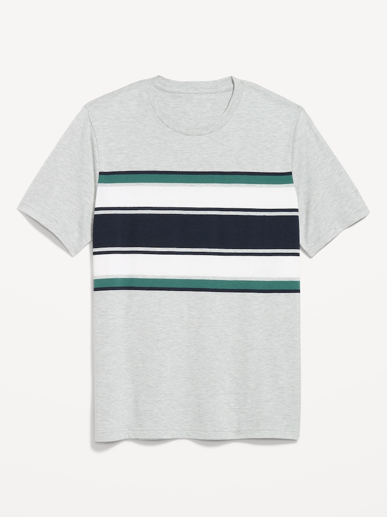 Crew-Neck Striped T-Shirt