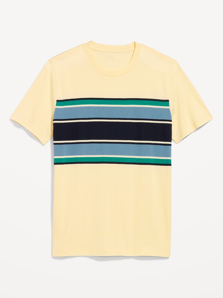 Crew-Neck Striped T-Shirt