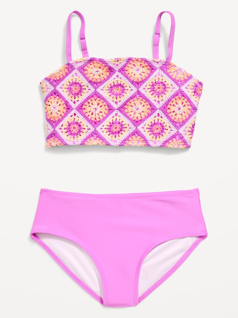 Crochet Bikini Swim Set for Girls