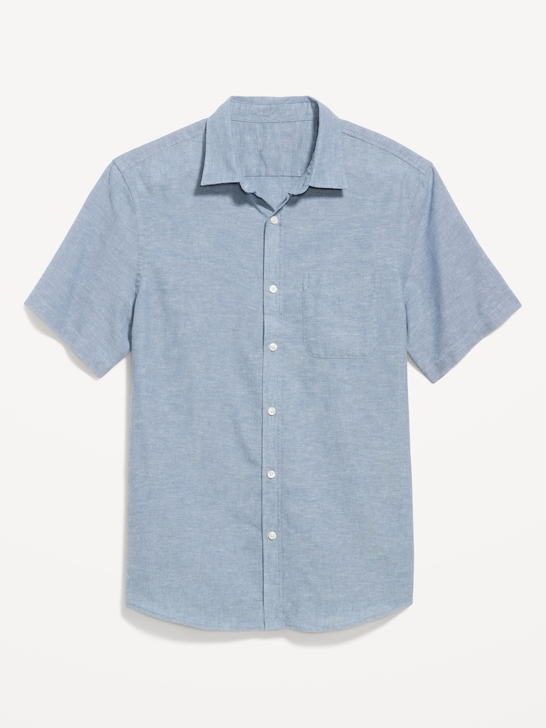 Classic Fit Everyday Linen-Blend Shirt
