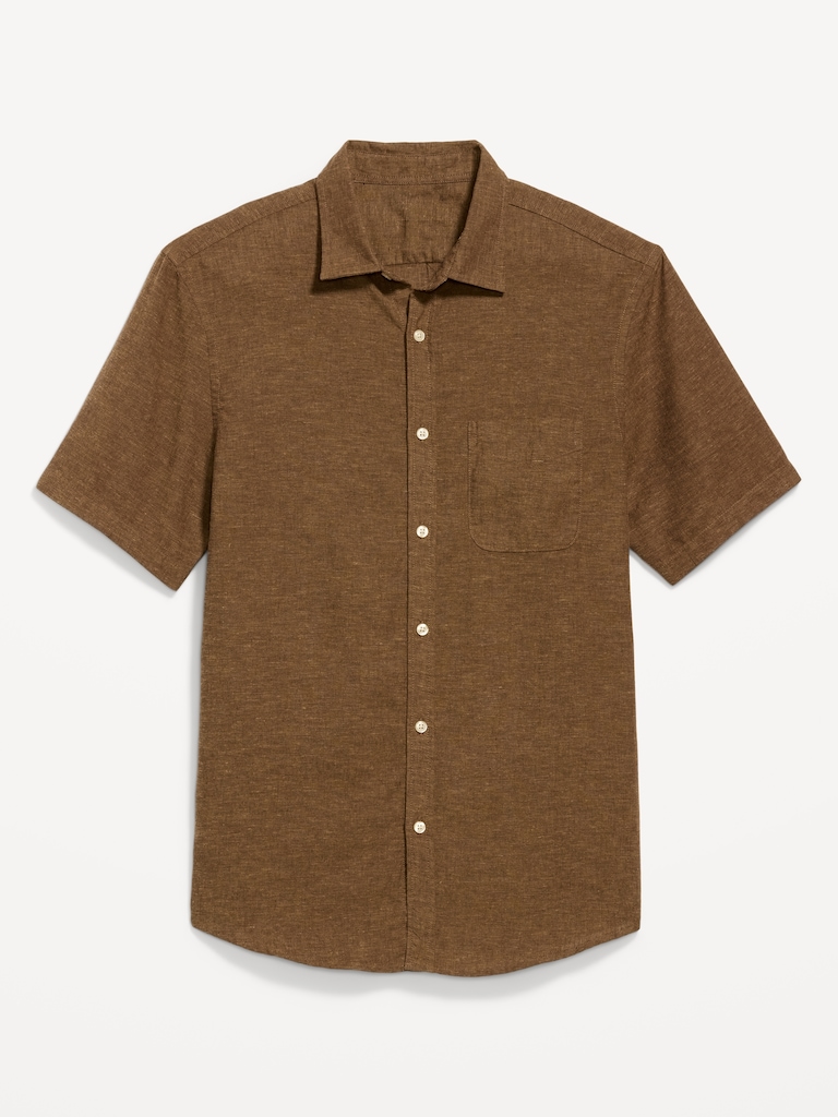 Classic Fit Everyday Linen-Blend Shirt