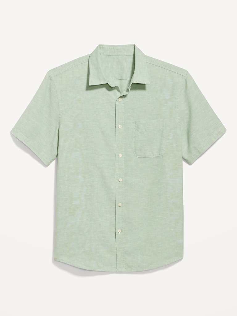 Classic Fit Everyday Linen-Blend Shirt