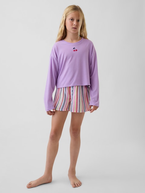 Pyjama 2 Pièces Fille Gap étoiles Et Rayures Americana - Taille 3T, 100% Coton, Neuf Avec étiquettes
