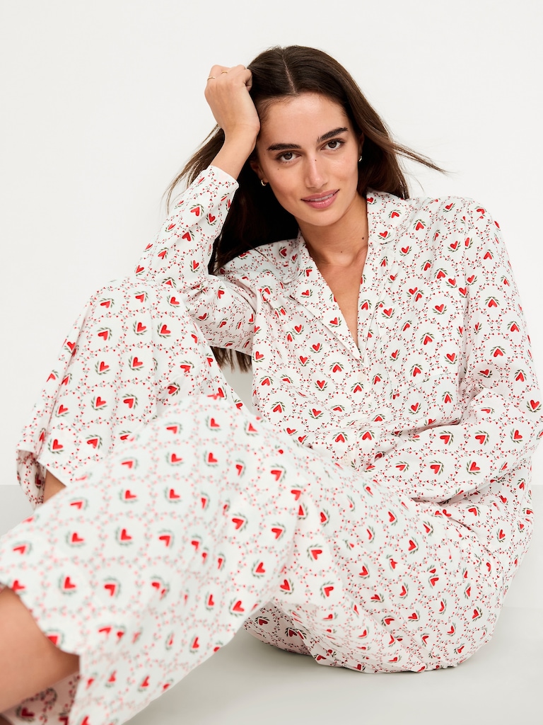 Poplin Pajama Pant Set