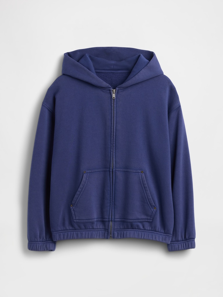 Kids VintageSoft Relaxed Zip Hoodie