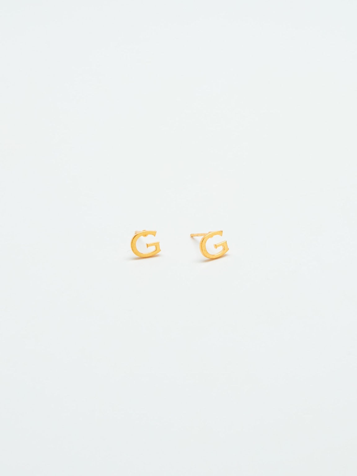 Admiral Row Gold Initial Earrings