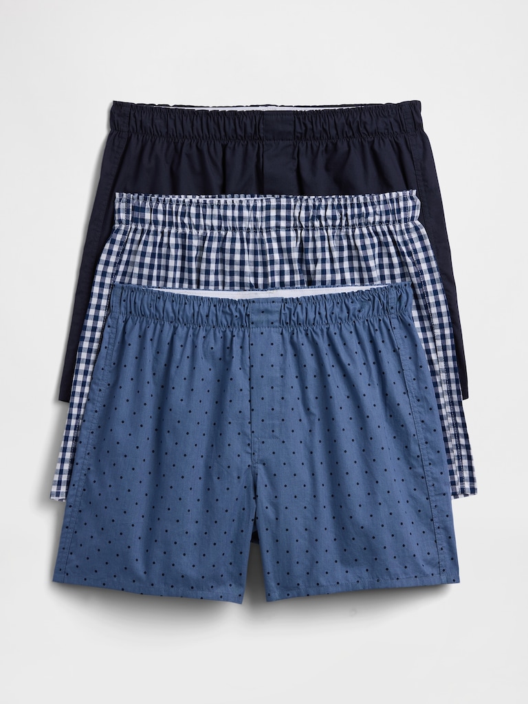 4" Relaxed Boxers (3-Pack)