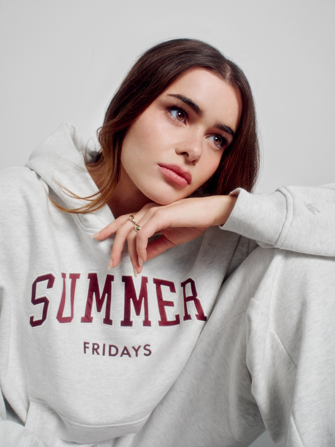 Gap × Summer Fridays Heavyweight Oversized Logo Hoodie