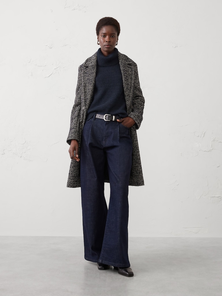 Brushed Turtleneck Sweater