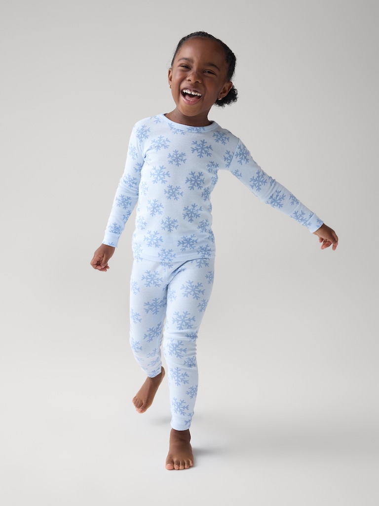 babyGap 100% Organic Cotton Snowflake PJ Set
