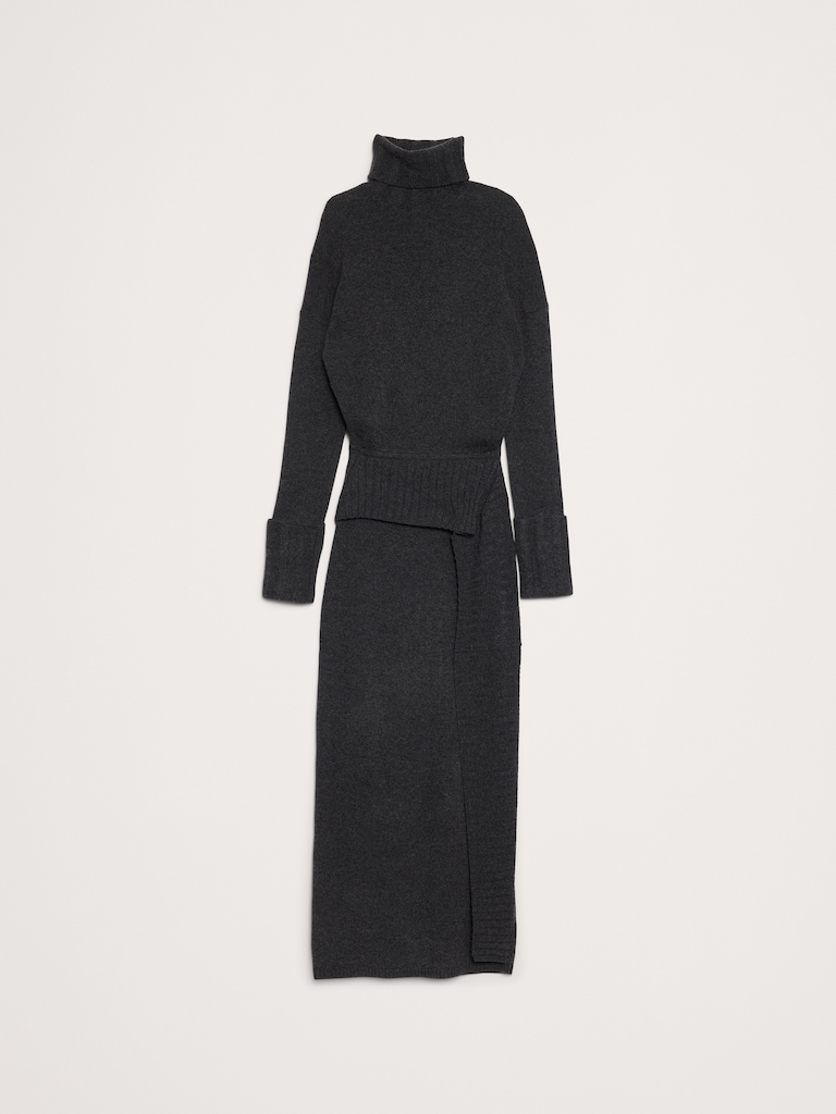 Merino-Cotton Maxi Sweater Dress