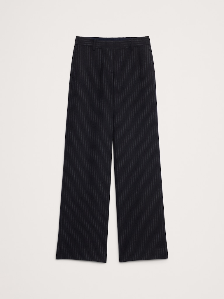 The Everyday Wide-Leg Pant in Flannel